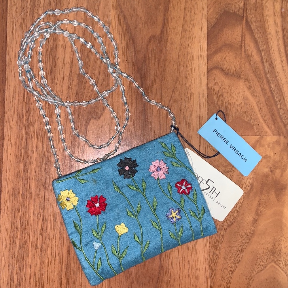 NWT Pierre Urbach 100% Silk Purse
